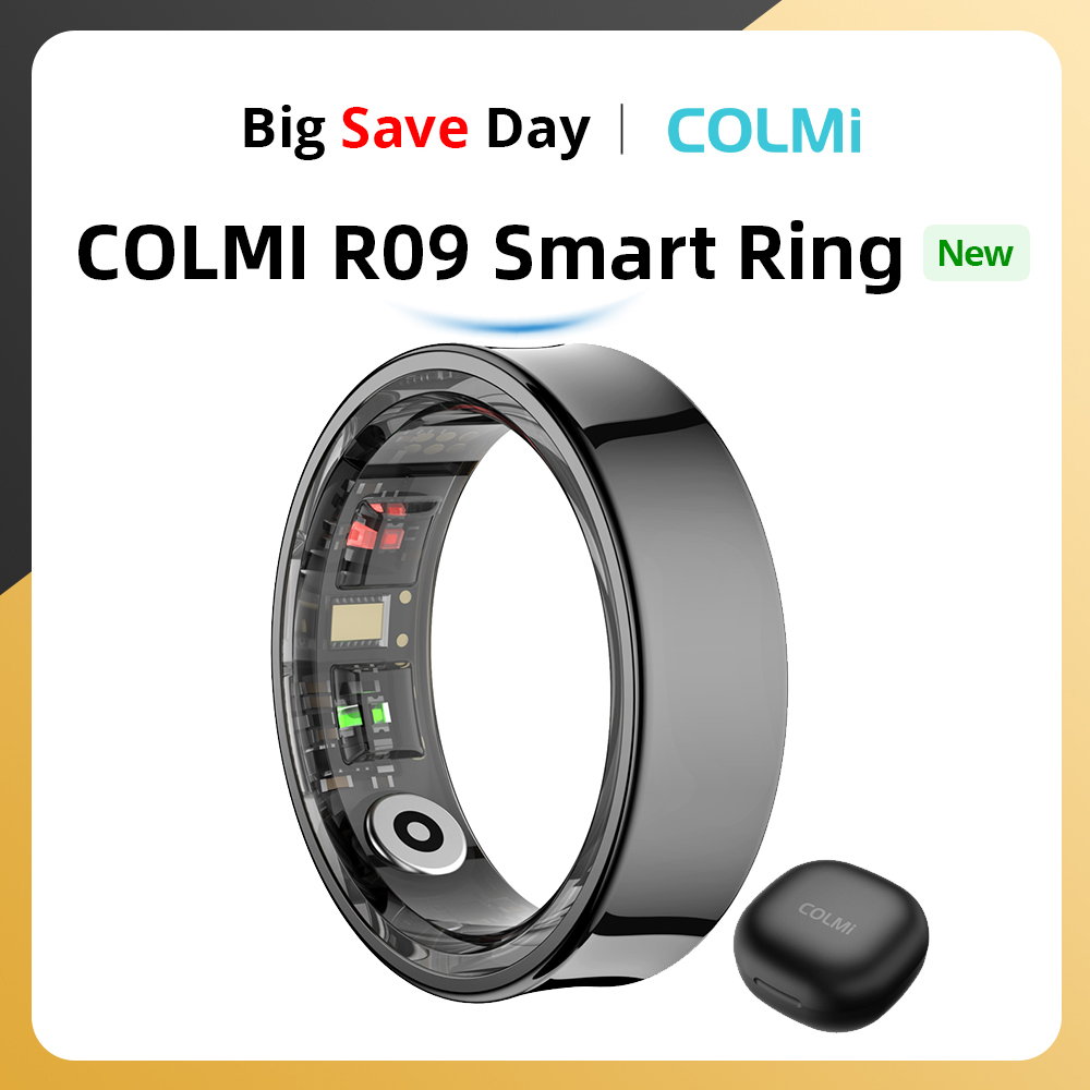 Health Monitors - 2024 COLMI R09 Smart Ring Heren