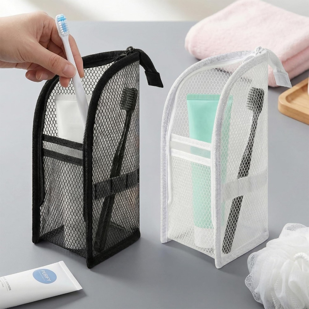 Mesh toilettas, ademend, sneld - Makeup recensie en prijs