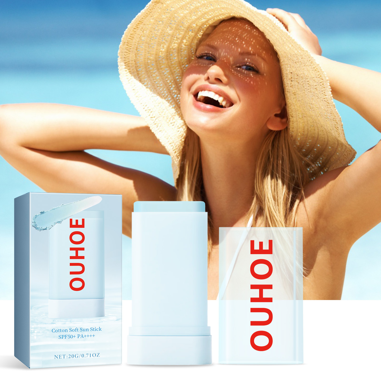 Ouhoe Uv-Beschermingscrème Spf - Spf 50 Waterproof Sunscreen recensie en prijs